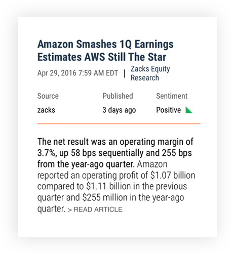 StockSnips perspective and company reporting