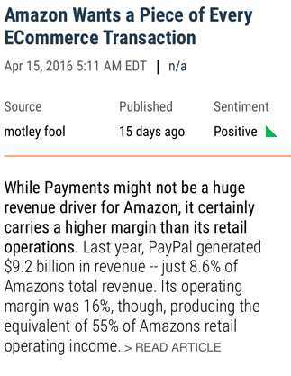 StockSnips perspective and company reporting